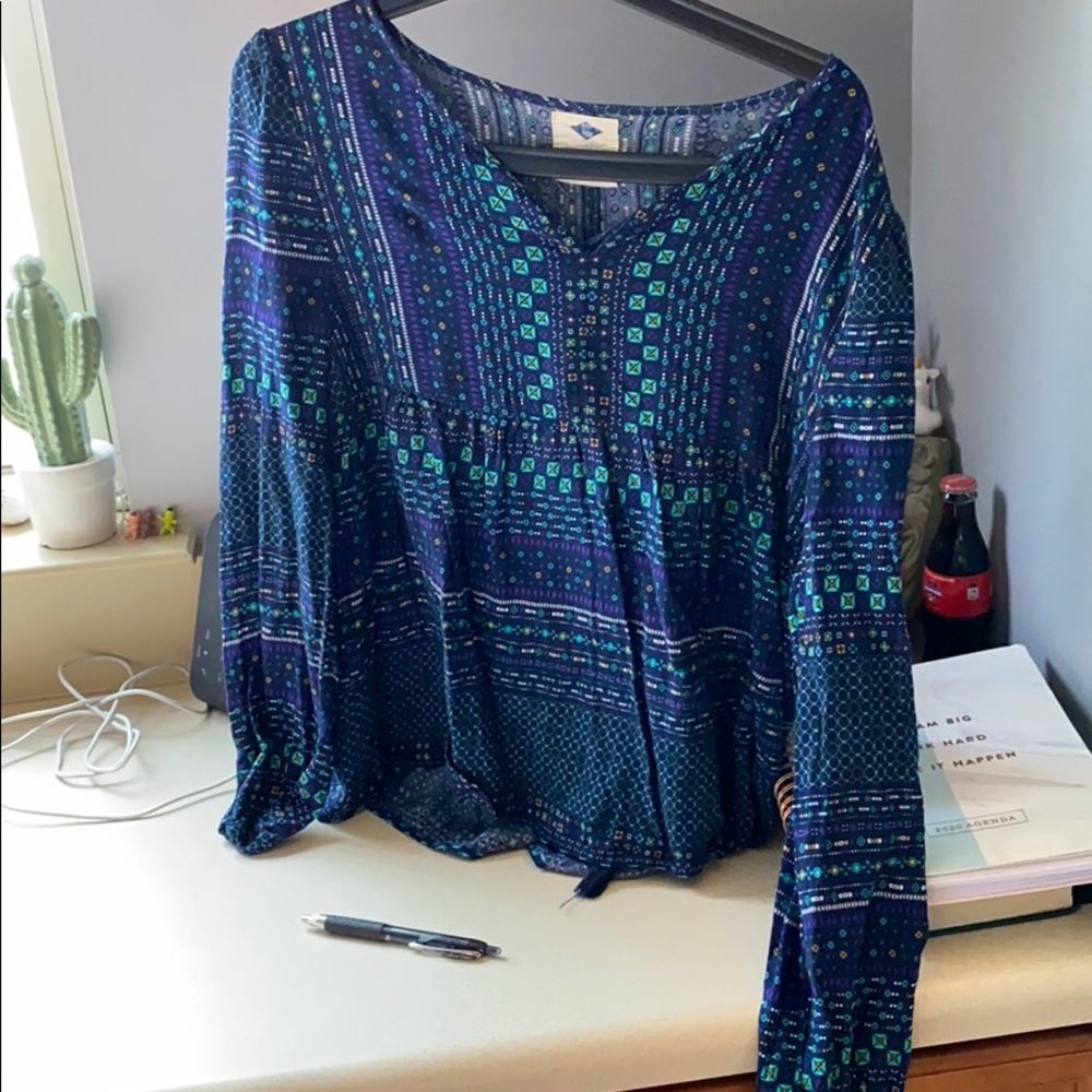 Aztec blouse